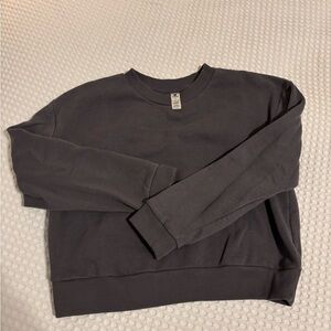 Men's Dark Gray Crewneck Sweater